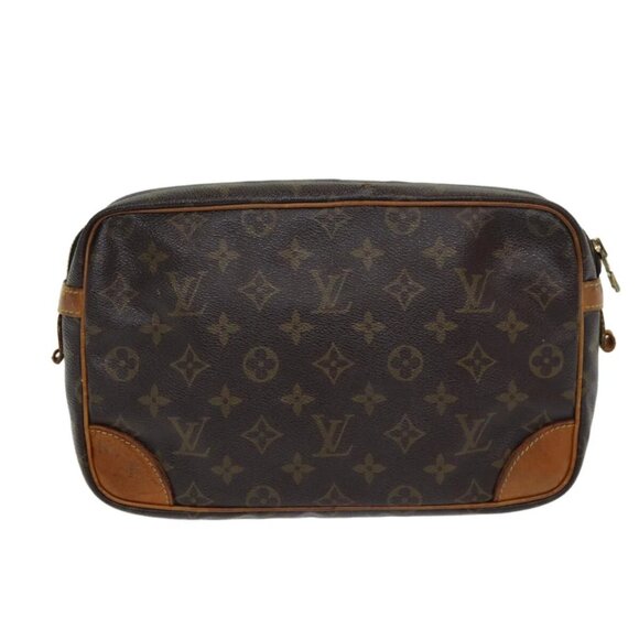 LOUIS VUITTON Monogram Compiegne 28 Clutch Bag - Picture 2 of 16